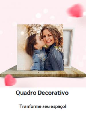 Quadro decorativo canva 30x20cm impressão digital UV 4 cores   